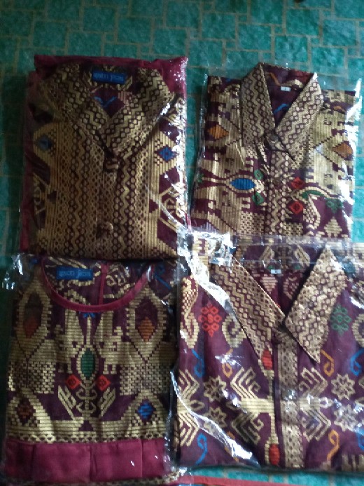 Couple Gamis Batik Premium Ramadhani Rafa Sarimbit Ramadhan Seragam Keluarga Couple Family