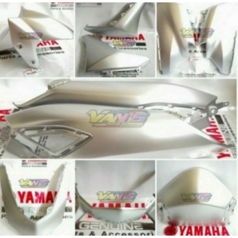 PAKET FULL BODY HALUS YAMAHA ALL NEW NMAX 2020 - 2023 SILVER ORIGINAL