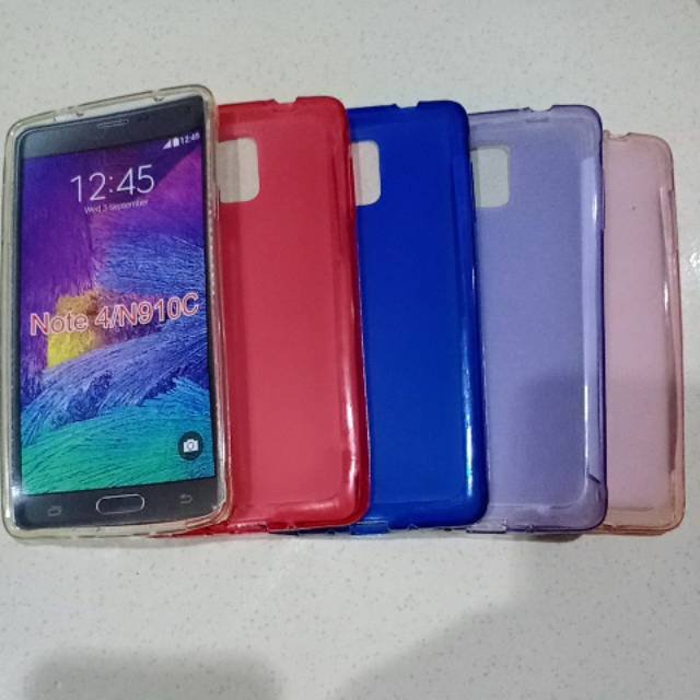 Softcase samsung note 4