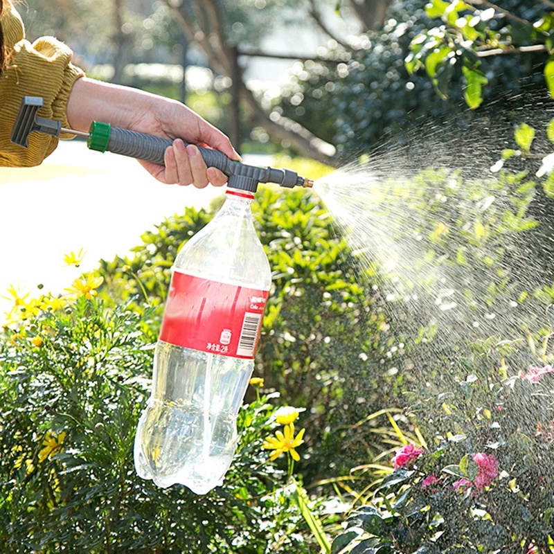 1PC Manual High Pressure Air Pump Sprayer/ Adjustable Drink Bottle Spray /Portable Plastic Garden Watering  Nozzle/Watering Tool Supplies Accessories Garden Tool、