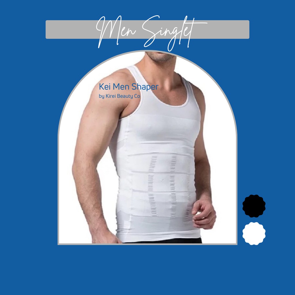 KORSET MEN SINGLET / Korset Perut Pria / Korset Laki / Korset Cowok / Korset Olahraga