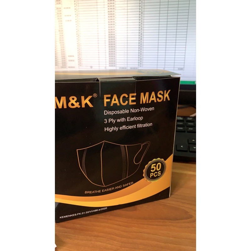 masker duckbill m&k face mask