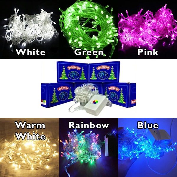 Lampu Tumblr Hias LED Tirai 3 Meter + Sambungan Kabel