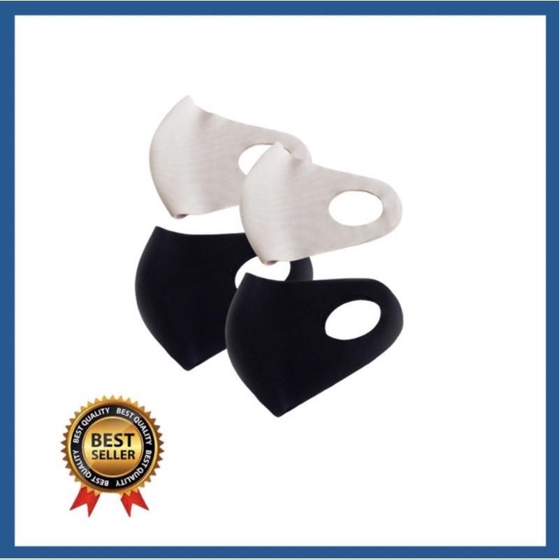 (COD) PROMO KERUDUNG / BREGO SPORT WANITA HITAM DAN PUTIH | KERUDUNG OLAHRAGA SIMPLE | KERUDUNG WANITA |-Masker