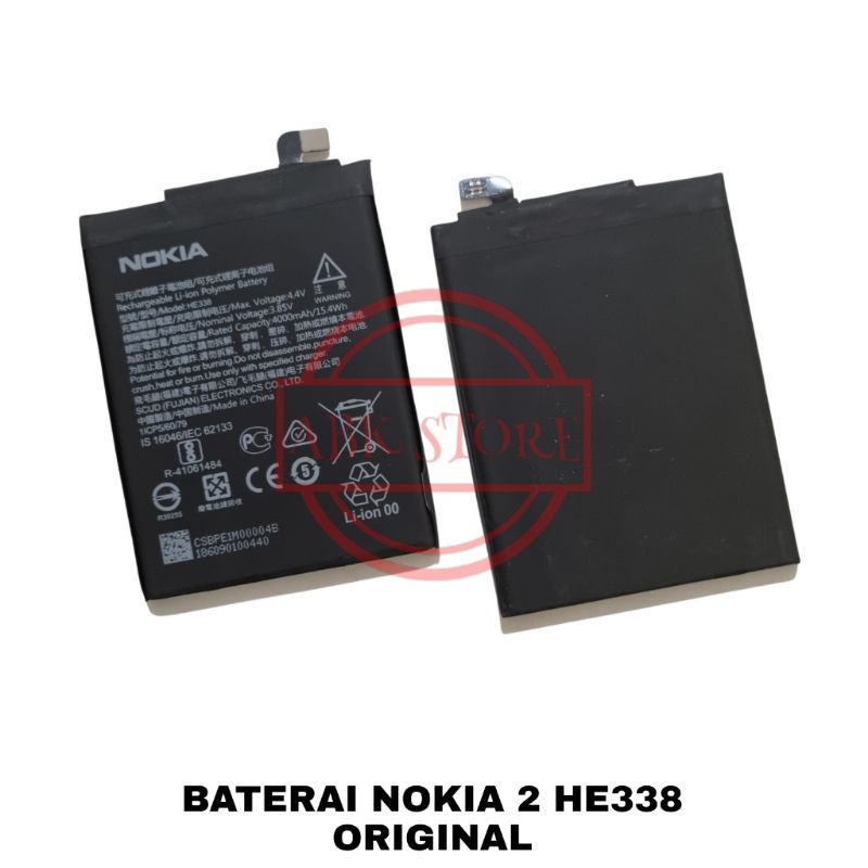 BATRE BATERAI BATTERY NOKIA 2 HE338 4000MAH ORIGINAL