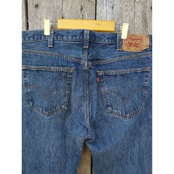 levis 501 straight biru garmen size 38 jumbo second original preloved