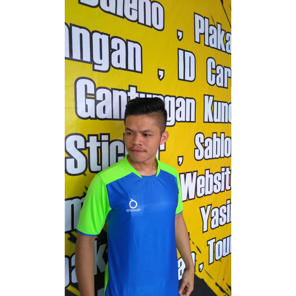 JERSEY STELAN FUTSAL OS HIJAU BIRU