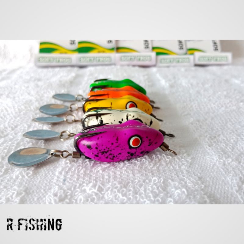 SOFT FROG RAMPING 3,5CM DKD3 LURE | UMPAN CASTING IKAN GABUS DAN TOMAN | KATAK MAINAN