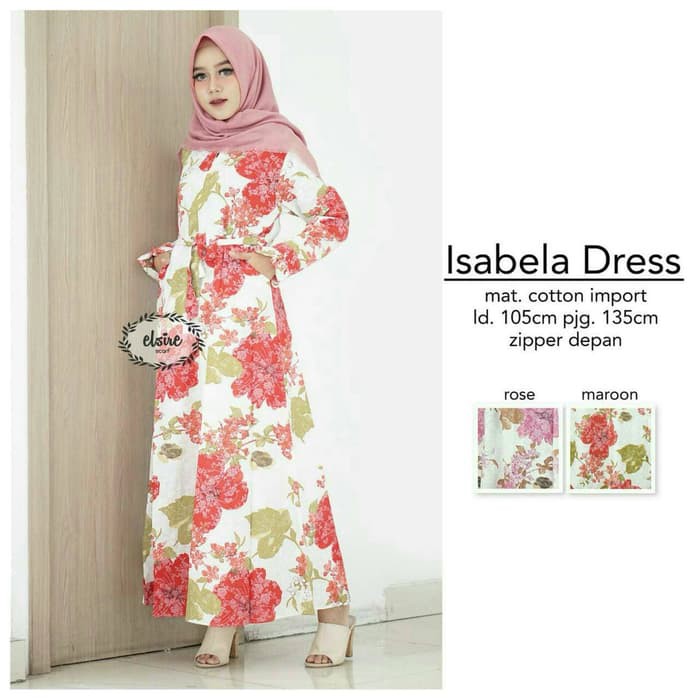 isabela dress elsire - scarf
