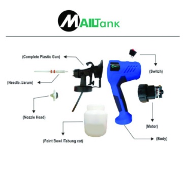 Spray Gun Elektrik Alat semprot cat elektrik Mailtank sh 205 Semprotak cat listrik 400 watt