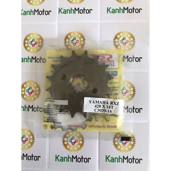 Gear SSS DEPAN 428 : RXZ F1ZR FORCE-1 Vega R, Vega ZR Z1, RX King, Jupiter Z, Jupiter Z1, Jupiter MX, Vixion Byson R15 MT150 MXKING : Size 11T~17T-16T