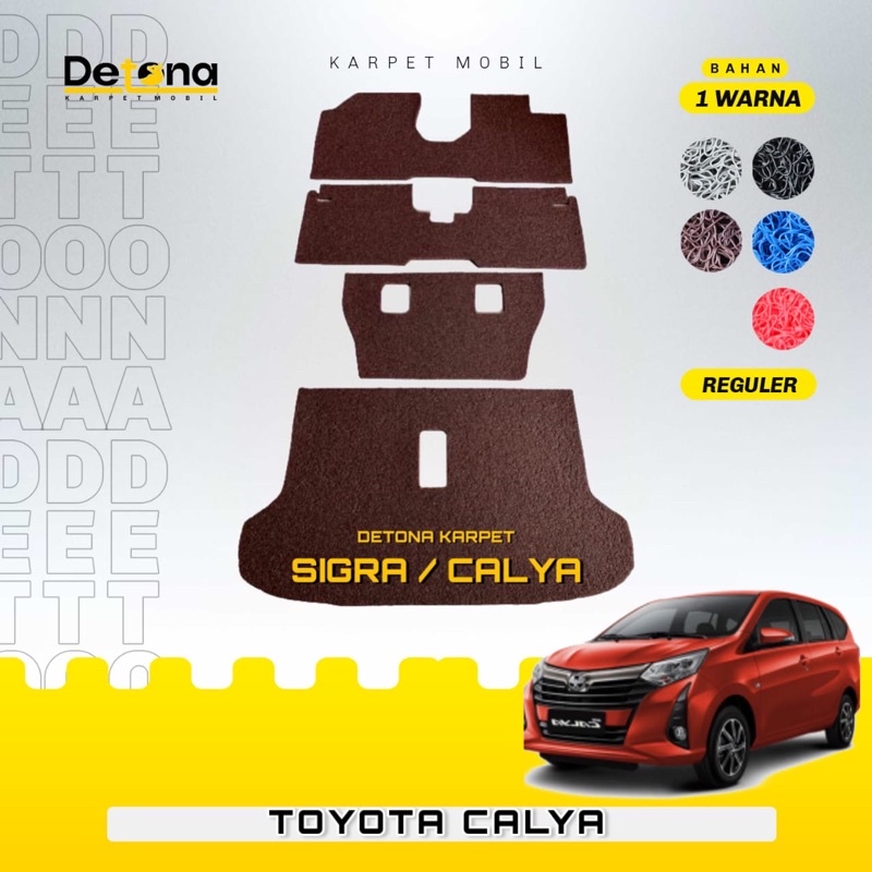 Karpet Mobil Mie TOYOTA CALYA 2016-2025 / Karpet Mie Mobil TOYOTA CALYA 2016-2025 ALL TYPE