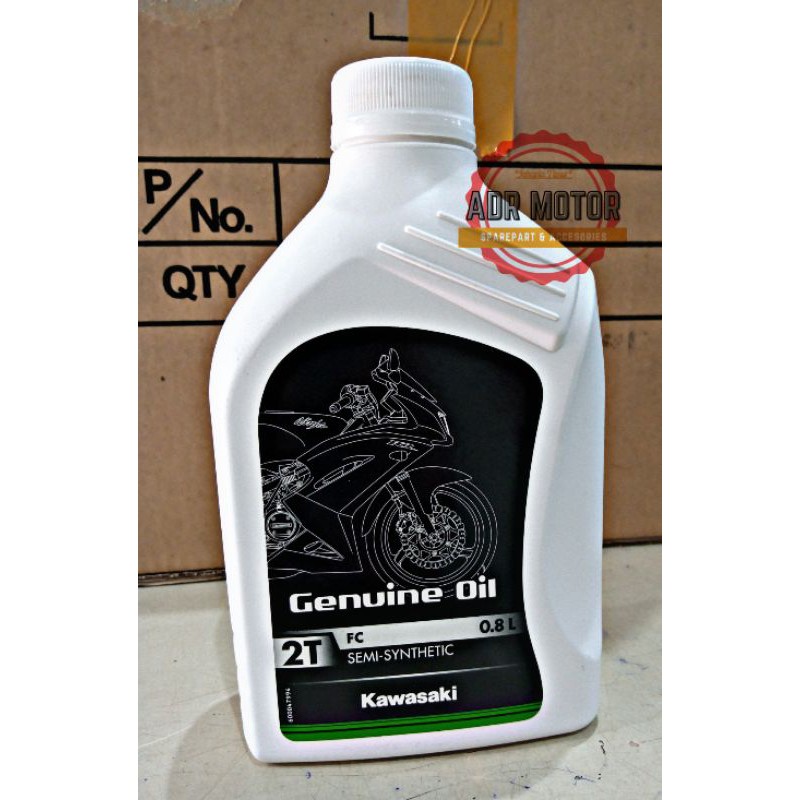 oli samping 2tak ninja R RR original Kawasaki 0.8 liter