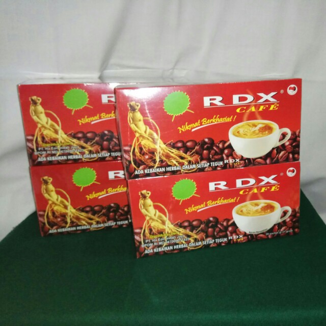 Kopi Herbal RDX cafe sehat extrak gingseng berkhasiat asli murni alami teruji tokcer aman murah baik