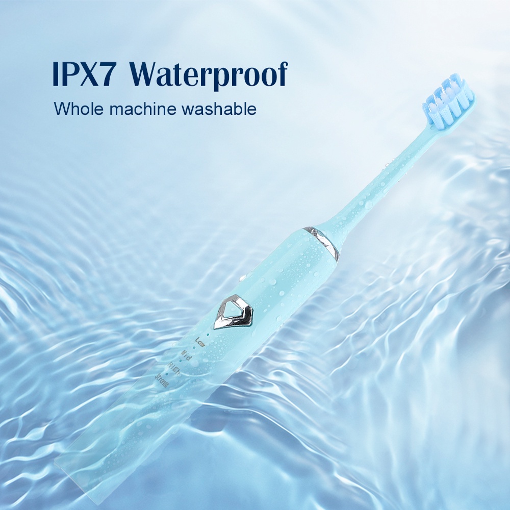 2 in 1 Electric Ultrasonic Sonic Dental Scaler USB Toothbrush Tooth Cleaner IPX7 Waterproof Whiten Teeth Tartar Remover Tool FREE 5 Aksesoris