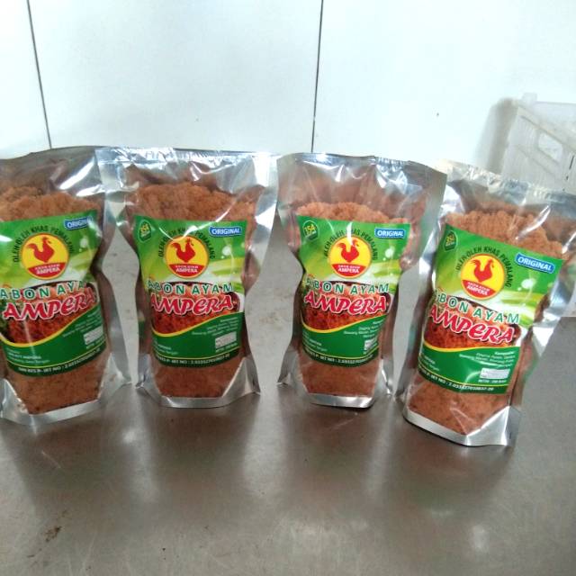 

Abon ayam ampera rasa original isi 250 gram