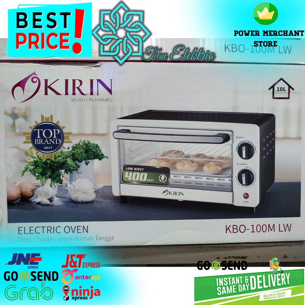 KIRIN KBO-100M LW Oven Toaster 10 Liter Low Watt