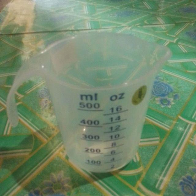 Gelas Ukur Plastik 500ml Dan 1.000ml