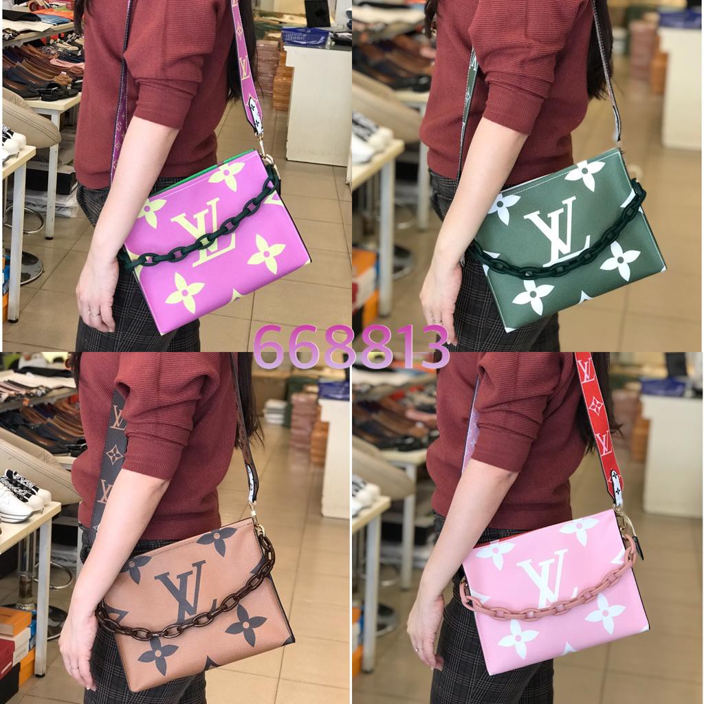 CLUCTH LV (2 tampak berbeda) TAS FASHION WANITA TAS CANTIK TAS SELEMPANG TAS SANDANG