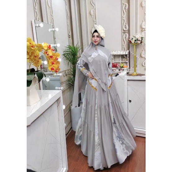 JASMINE SERIES ORI BY SYAFEERA SYARI / GAMIS BRANDED PREMIUM MEWAH TERBARU-1