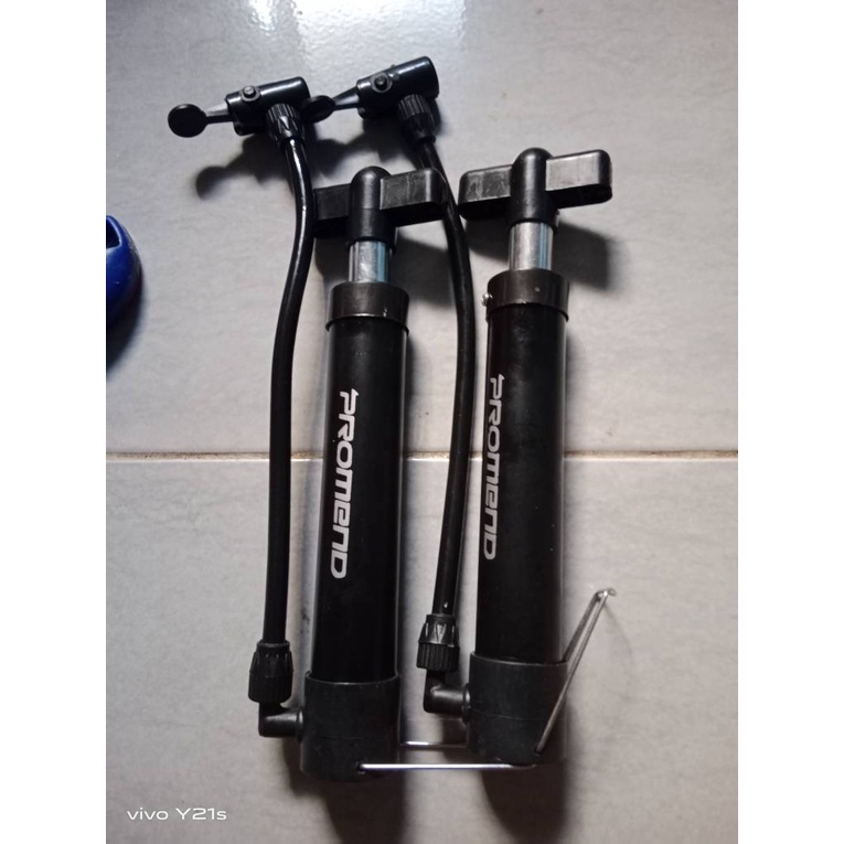 Pompa Pendek Sepeda Promend P06 Alloy Pompa Bola Portabel DLL Travel Size