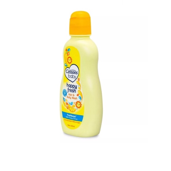 Cussons Baby Happy Fresh Hair &amp; Body Wash Sabun+Shampo Bayi Kemasan Botol dan Refill