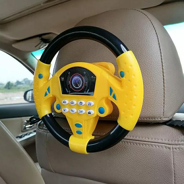 Mainan Edukasi Music Steering Wheel Anak. Mainan Setir Mobil