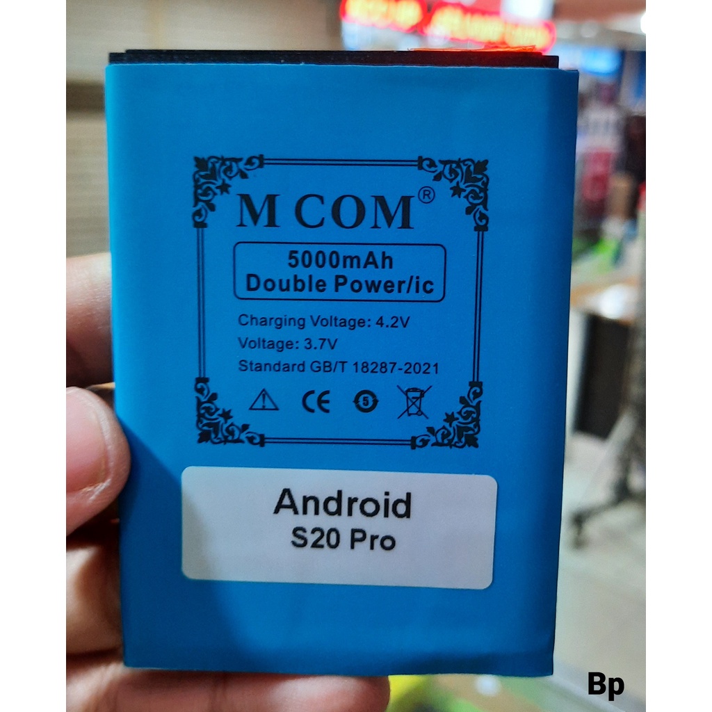 BATERAI ANDROID X30 / S20 PRO / P40  PRO V.2 / ANDROID P10 DOUBLE POWER