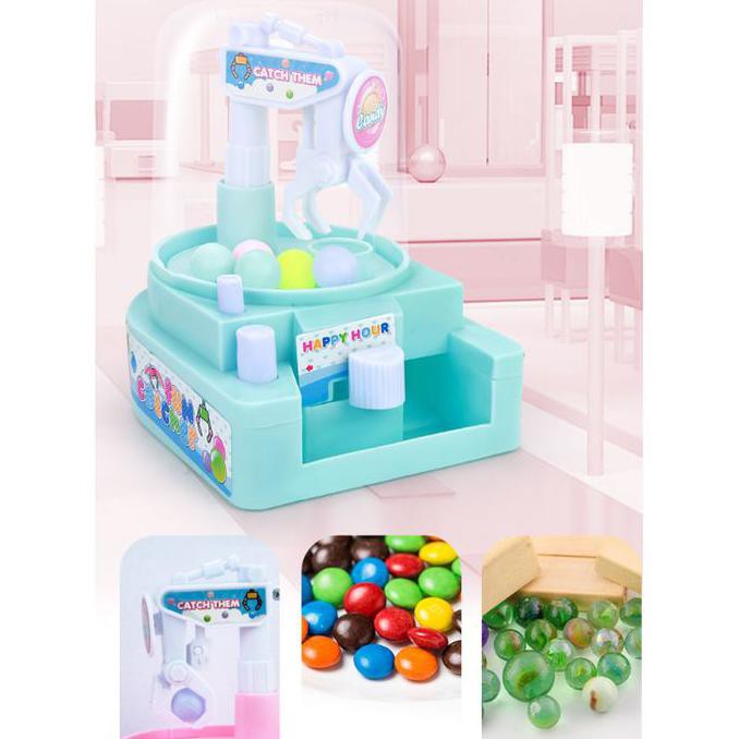 Mainan Edukasi Candy Storage Claw Machine Mainan Capit Hadiah 1219-327