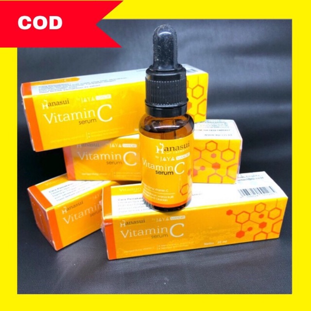 ✿ELYSABETHME✿ ⓗⓐⓝⓐⓢⓤⓘ Hanasui serum c kuning orange mencerahkan memutihkan kulit wajah mudah menyerap