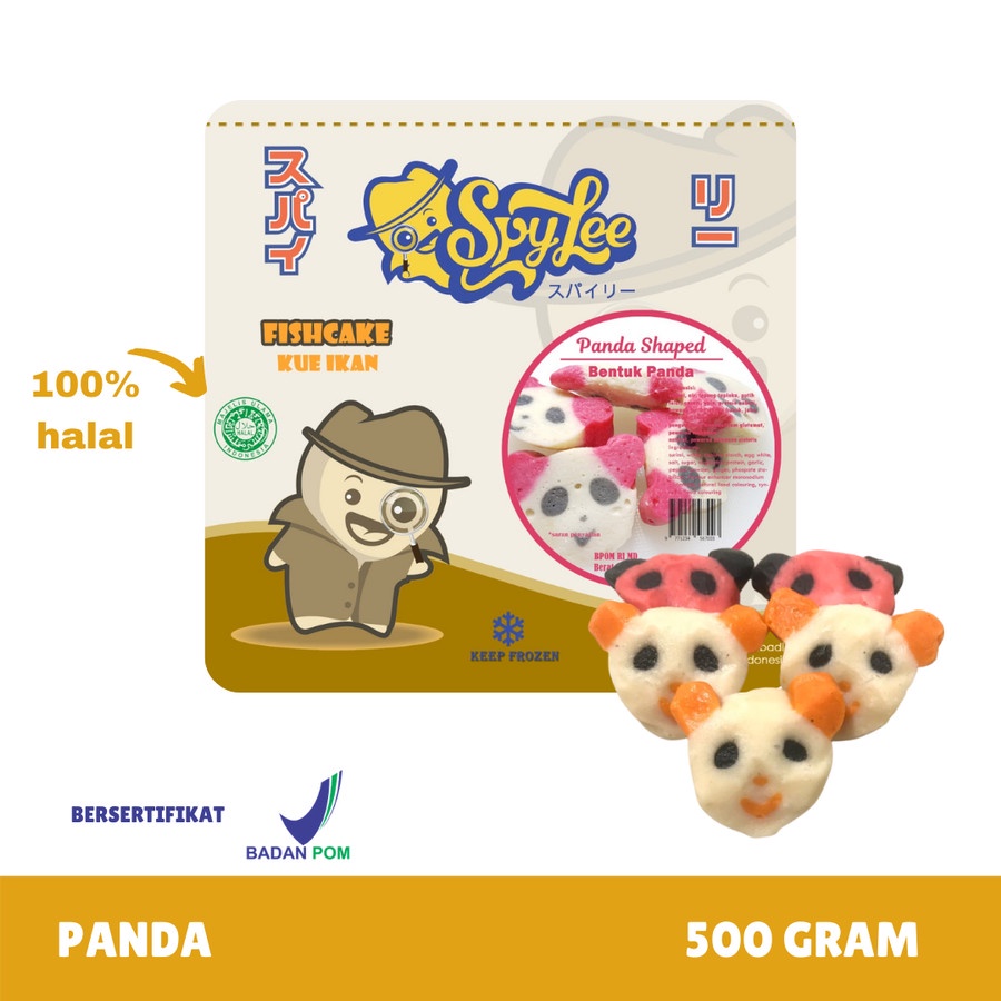 

N Spylee Bakso Ikan Bentuk Panda (Isi 30-33) Premium Frozen Food