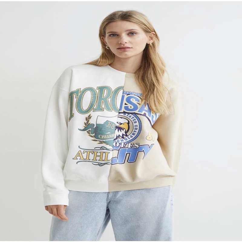 TOROSAS COMBIE Sweater Crewneck Oblong Oversize | Outerwear Wanita Bahan Fleece Tebal Kekinian Korean Style