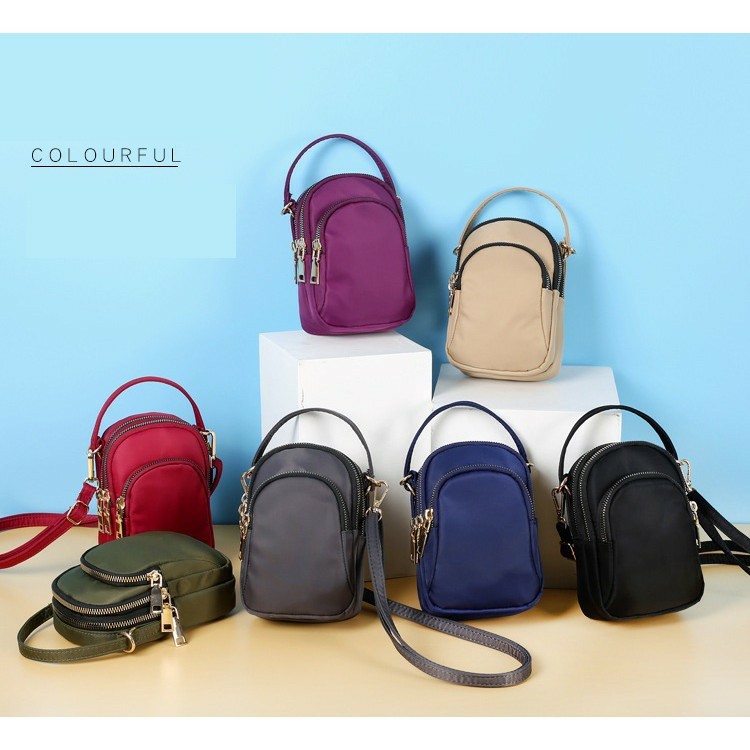 EQ_PROMO!!Tas mini Tas hp wanitaTas selempang wanita Sling bag Shoulder bag