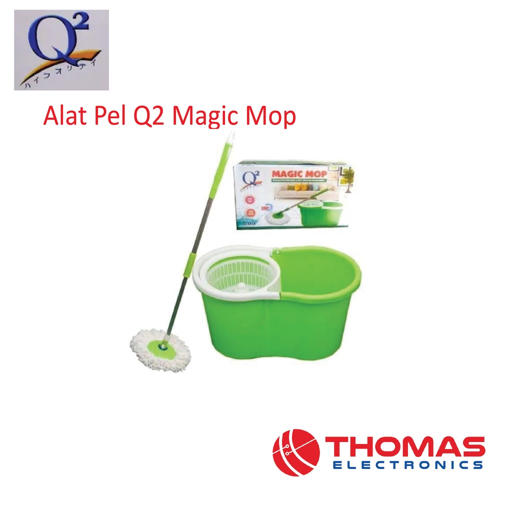 Alat Pel Q2 Magic Mop Wonder Mop Super Spin Mop