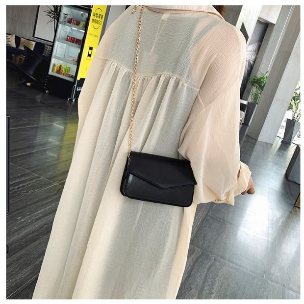 Tas Selempang Wanita Slingbag Envelope Motif Tas Pesta Bahan Kulit Sintetis Korean Fashion Style