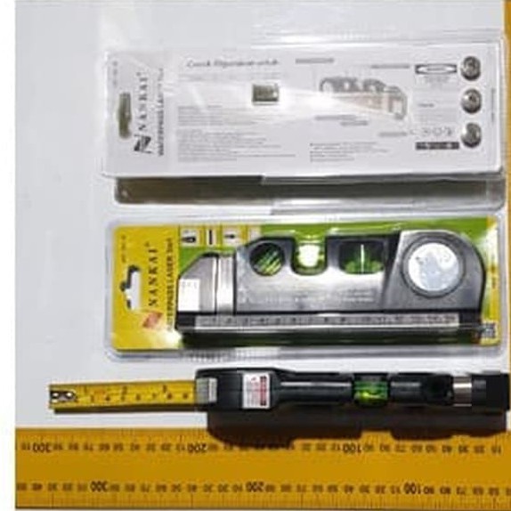 

NANKAI Waterpass Laser 3 in 1 Penggaris 25 Level Vertikal Horizontal
