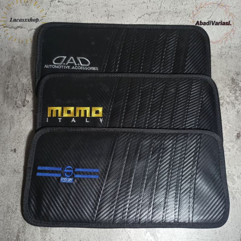 Tempat Cd DVD Mobil Sunvisor Universal Carbon