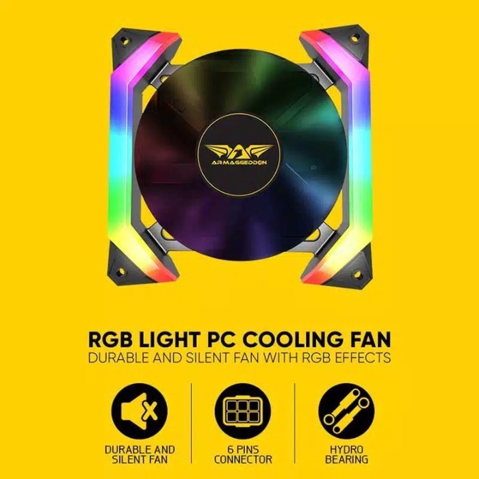 Armaggeddon Tessaraxx SPY Series ARGB Fan | Support Aura Sync