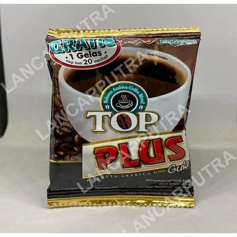 

Kopi Top plus gula 1 renceng isi 10 sachet hemat dan nikmat hsrgs per biji 5.0 3 Penilaian 3 Terjual