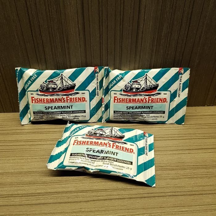 

Permen Fisherman's Friend Spearmint Sugar Free HHR397