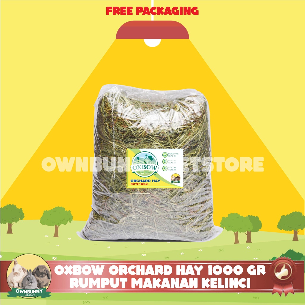 ORCHARD HAY OXBOW MAKANAN RUMPUT KELINCI 1000 GR