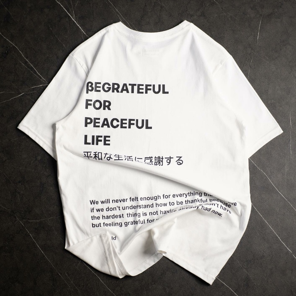 T-Shirt Ribsgold Begrateful | Kaos Pria Ribsgold | Kaos Distro Pria