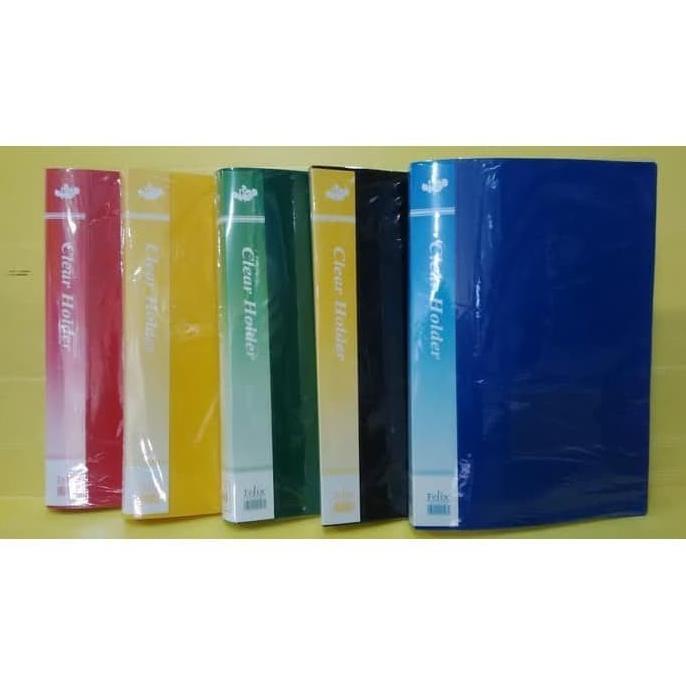 

Office & Stationery | Document Organizer | Clear Holder Felix F4 Isi 100 Lembar | Best Seller