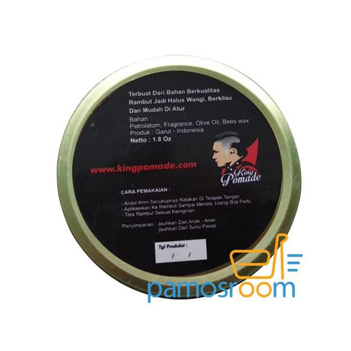 King Mini Pomade Medium Hold Oilbased - Aroma Lemon - Free Sisir Murah