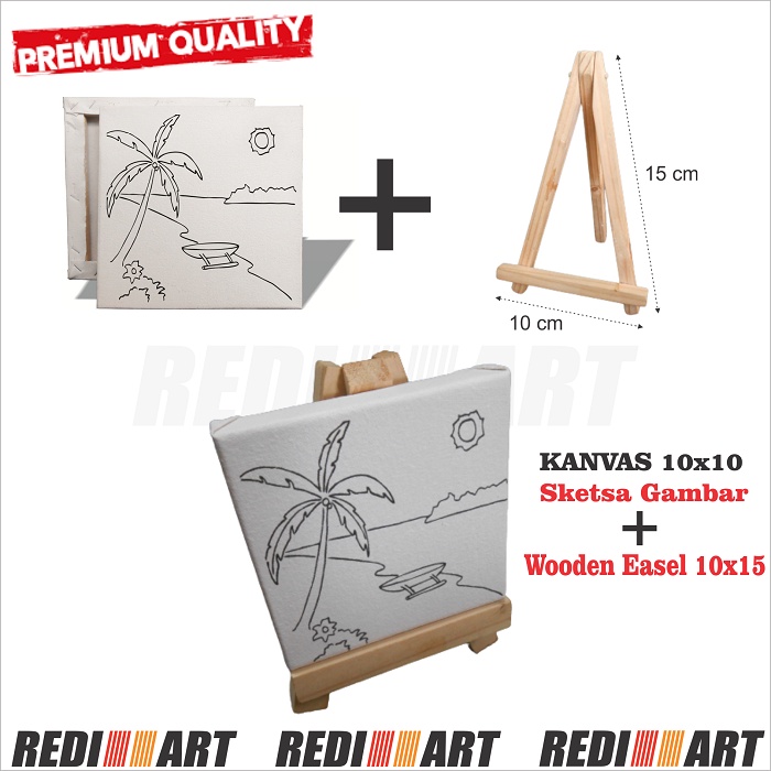 

Kanvas Lukis Sketsa Gambar 10x10 cm + Easel Mini 10x15 cm Siap Pakai