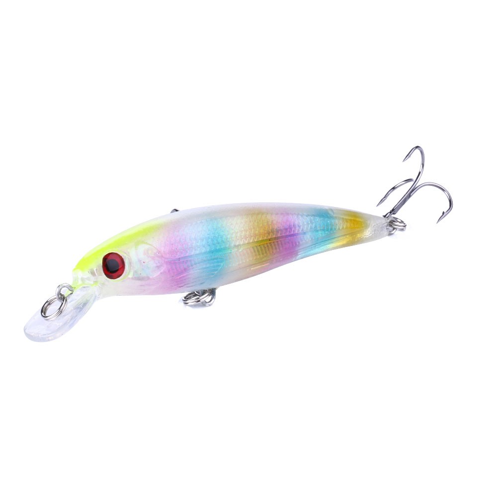 HENGJIA New 10Pcs 11cm/13.4g Minnow Umpan Pancing Swimbait Ikan Fishing Lure Wobble Bait Tackle