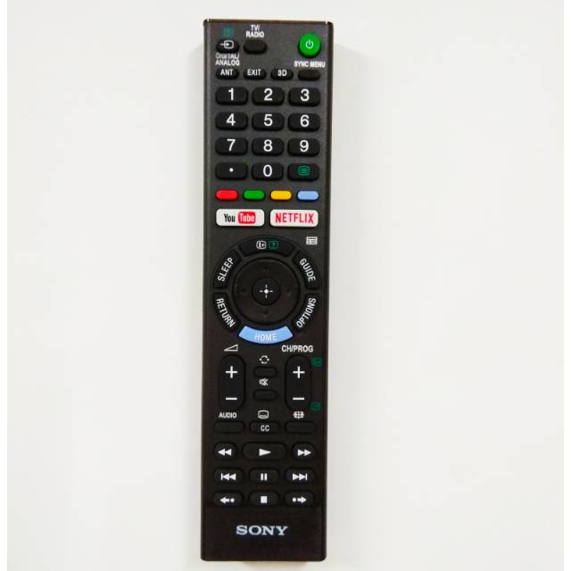 REMOT / REMOTE TV SONY BRAVIA LCD/LED SMART TV ANDROID GRADE ORIGINAL YOUTUBE RMT-TX202P / RMT-TX300P