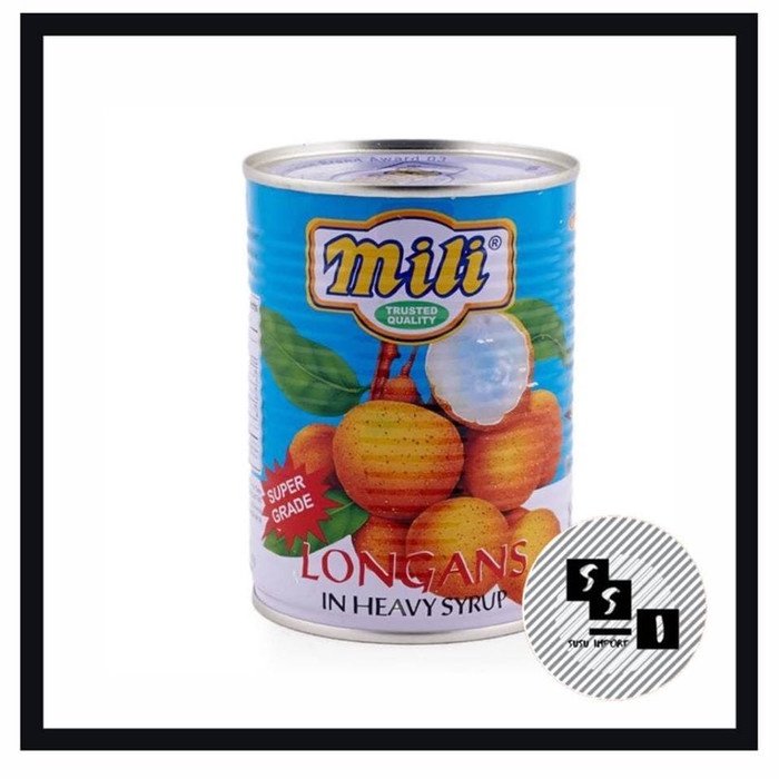 

Kalengbuah- Mili Longan/ Buah Kaleng/ Buah Kelengkeng/ Longan Syrup 565G -Buah-Kaleng.