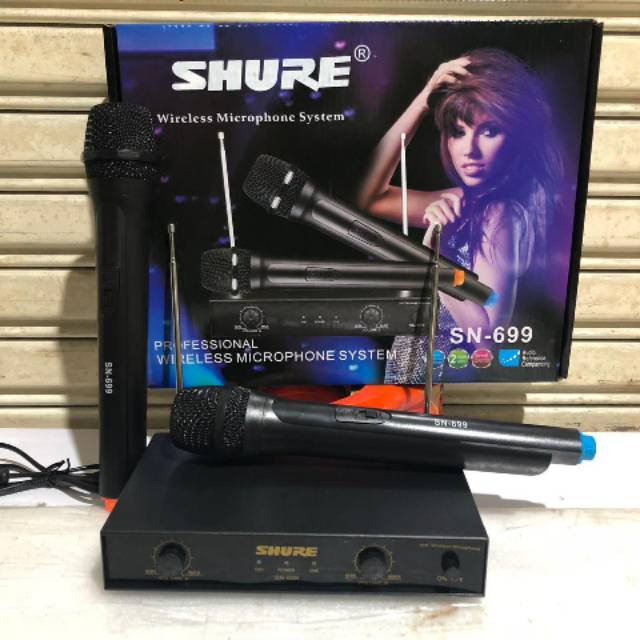 Microphone wireless shure  karoke