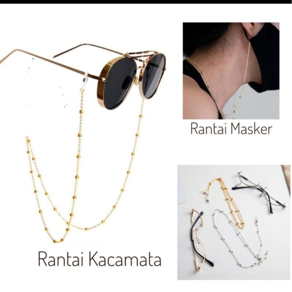 Rantai Masker rantai kacamata Glass Chain